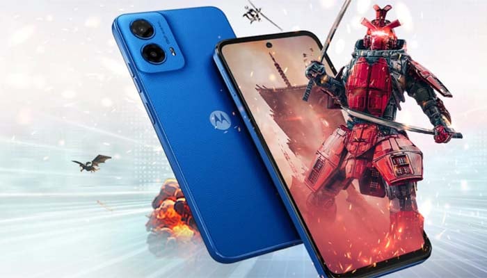 An undated image of Moto G45 5G. — Xiaomi
