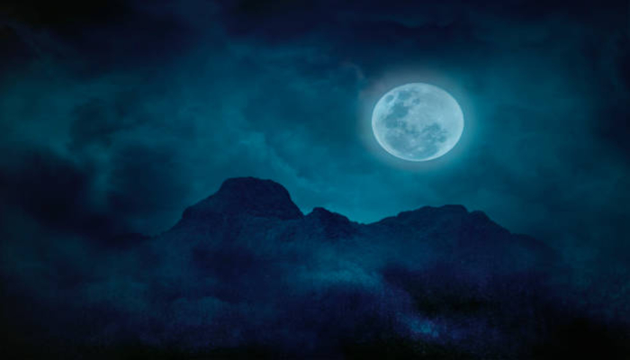 An undated image of a Blue Moon. — iStock