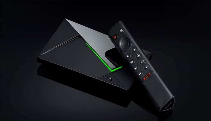 An undated image of Nvidia Shield TV Pro media player. — Nvidia