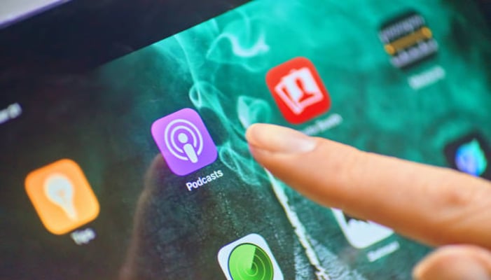 An undated image of Apple Podcasts. — iStock