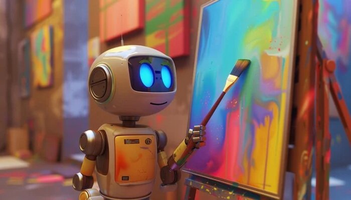 A representational image of a Robot painting. — Pixabay