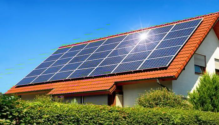 An undated image of solar panels. — iStock