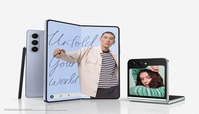 An undated image of Samsung Galaxy Z Flip5. — Samsung