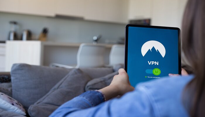An undated image of a person using VPN on iPad. — Pixabay