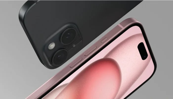 An undated image of Apple iPhone 15. — Apple