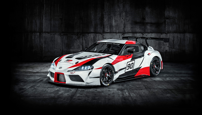 An undated image of Toyota GR Supra GT4 EVO2. — global.toyota