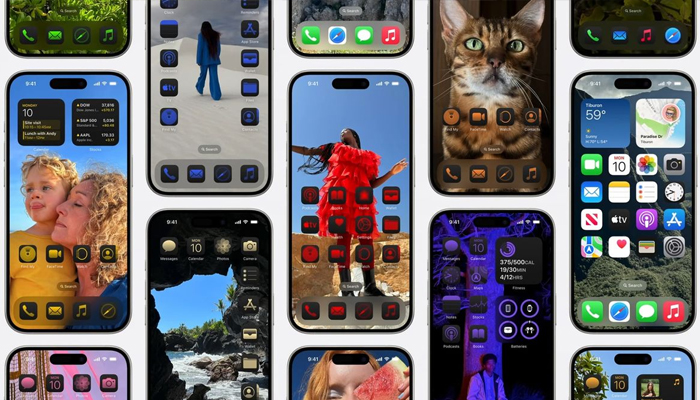 An undated image of iOS 18. — Apple