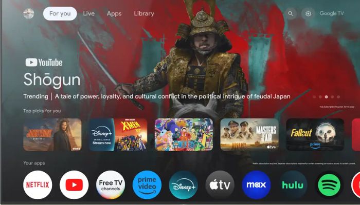 An undated image of the Google TV app. — Google TV