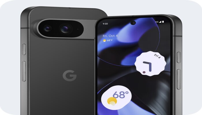 An undated image of Google Pixel 9. — Google