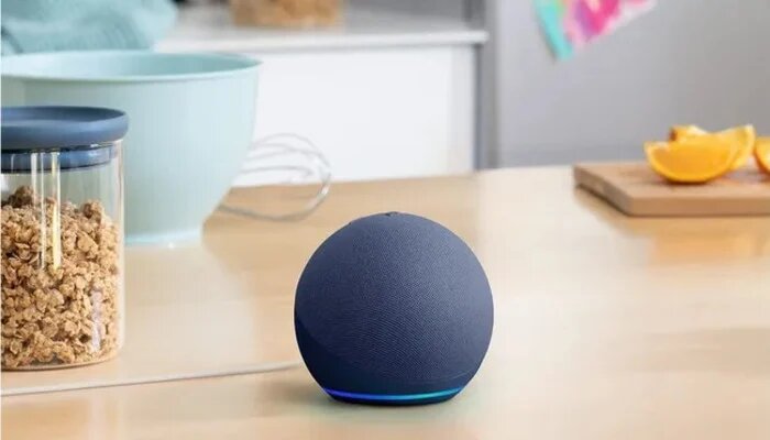 An undated image of Amazon Echo Dot speaker. — Amazon