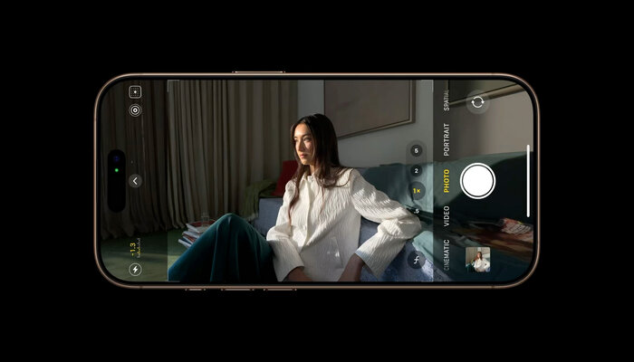 An undated image of Camera Control button on iPhone. — Apple