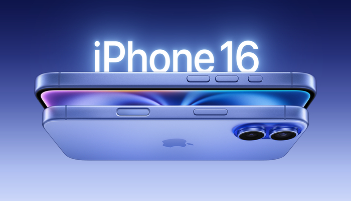 An undated image of iPhone 16. — Apple