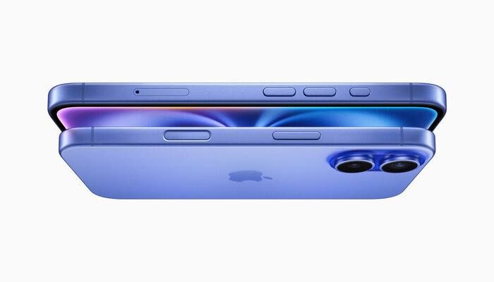 An undated image of iPhone 16 and iPhone 16 Plus. — Apple