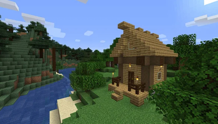 An undated image of Minecraft gameplay. — Depositphotos