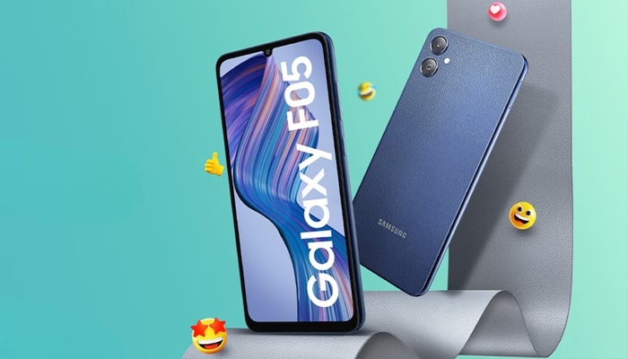 An undated image of Samsung Galaxy F05. — Samsung