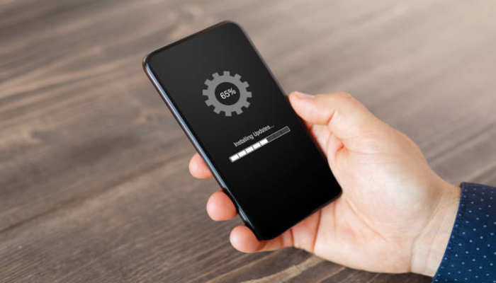 An undated image of Android update being installed. — iStock