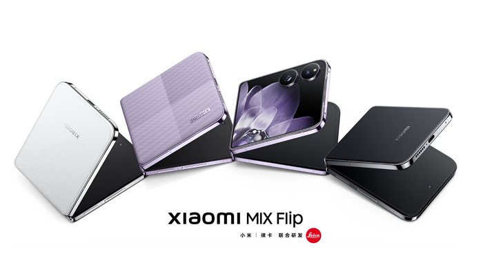 An undated image of Xiaomi Mix Flip smartphone. — Xiaomi