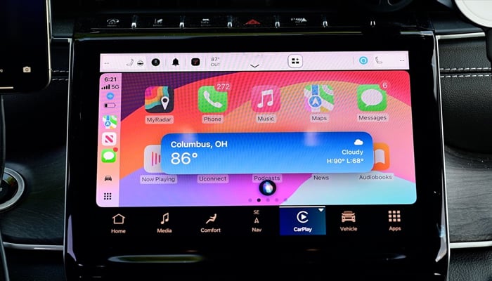 An undated image showing CarPlay app in iOS 18. — AppleInsider