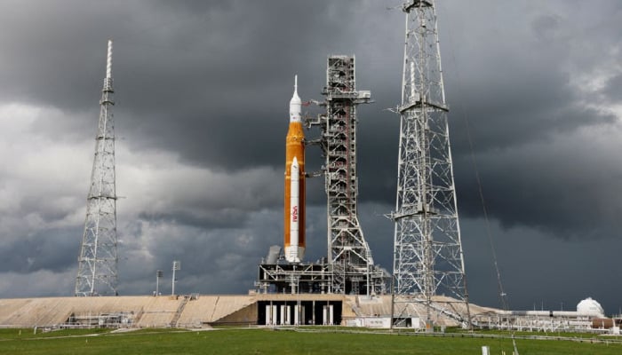 NASAs next-generation moon rocket, the Space Launch System (SLS) debut test launch for the Artemis 1 mission at Cape Canaveral, Florida, US September 2, 2022. — Reuters