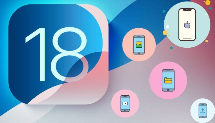 A representational image of iOS 18 logo. — Apple/Canva
