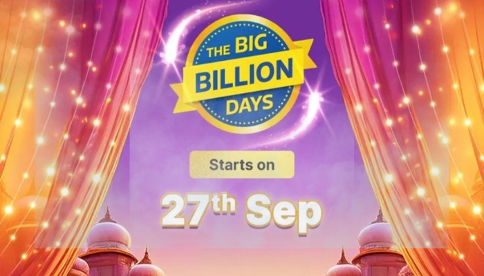 An undated image of Flipkart Big Billion Days Sale 2024 event poster. — Flipkart/ Canva