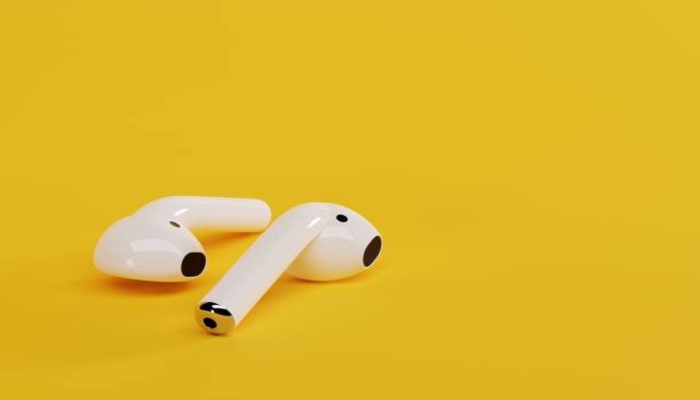 An undated image of earbuds. — iStock