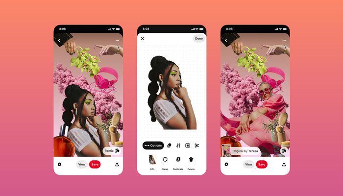An undated image of Pinterest new feature. — Pinterest