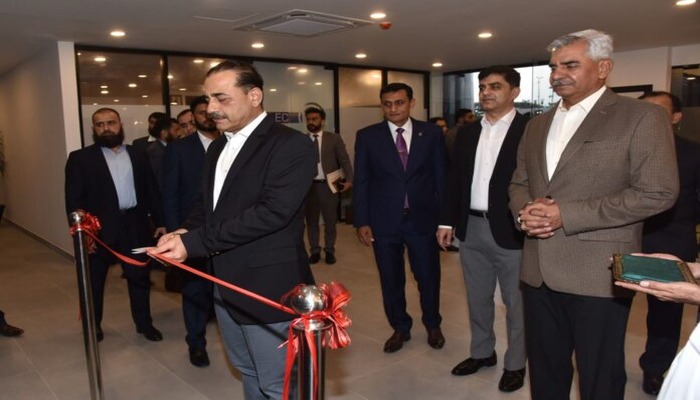 An image of COAS General Syed Asim Munir inaugurating Innovista Indus IT Park. — COAS