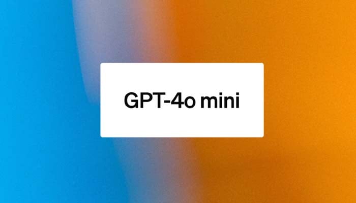 An undated image GPT-4o mini model. — OpenAI