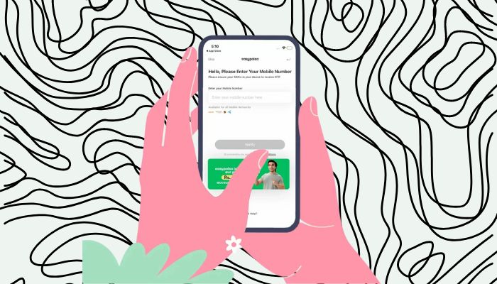 A representation image of a person using Easypaisa app. — Easypaisa/Canva