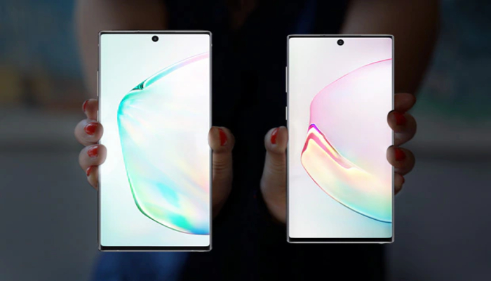 An undated image of Note 10 series. — Samsung