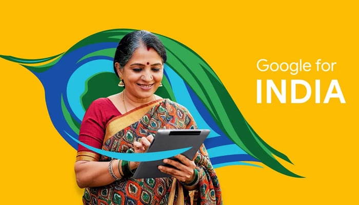 An undated image of Google for India event poster. — Blog.Google