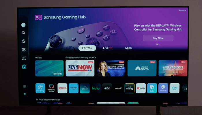 A still image of Tizen TV in Samsung Developer Conference 2024 held on October 3 at San Jose, California. — Screengrab via YouTube Samsung Developer channel