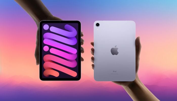 An undated image of an iPad mini. — Apple/Canva