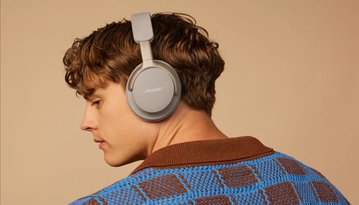 An undated image of Bose QuietComfort Ultra headphones. — Bose