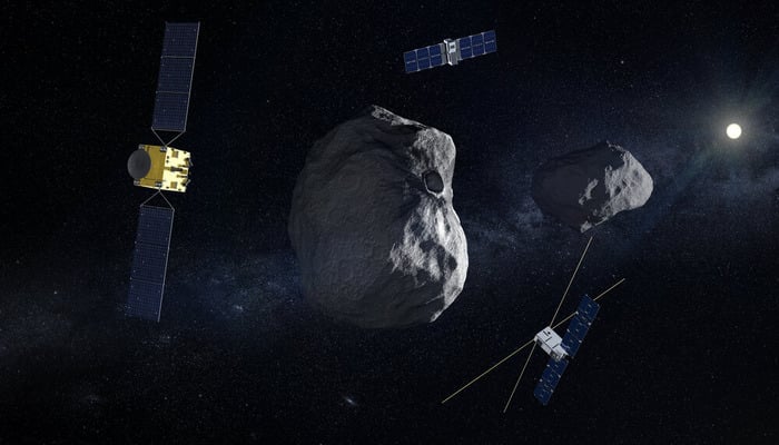 A visual representation of Europes Hera asteroid probe. — Hera mission
