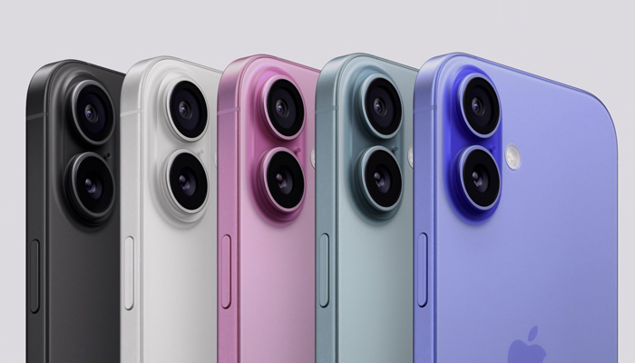 An undated image of iPhone 16 Plus. — Apple