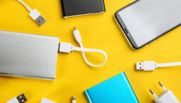 An undated image of chargers, power banks. — DepositPhotos