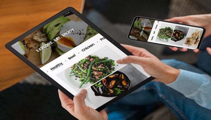 An undated image of Samsung Galaxy Tab A9 Plus. — Samsung