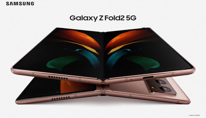 An undated image of Galaxy Z Fold 2. — Samsung