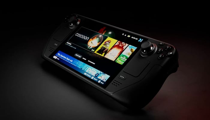 An undated image of a Steam Deck OLED. — SteamDeck
