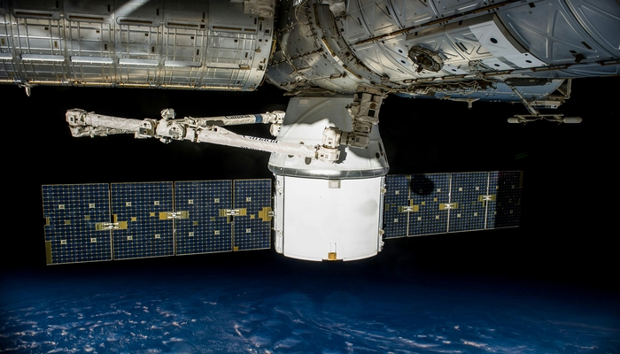 An undated image of solar panels in space. — Pexels