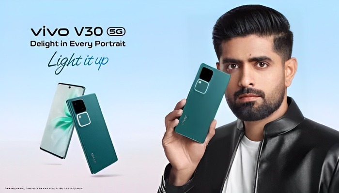 An undated image of Vivo V30 poster. — Vivo