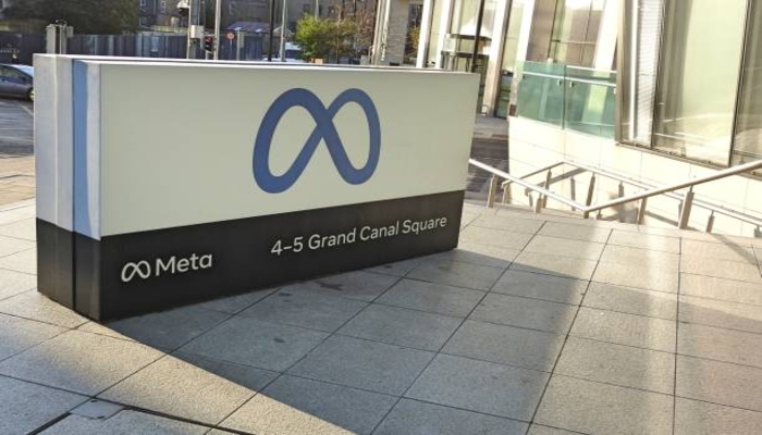 An undated image of Meta logo. — iStock
