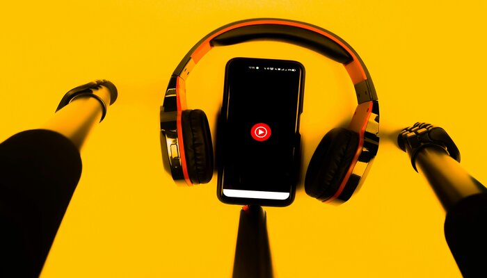 An undated image of YouTube Music logo. — Pexels