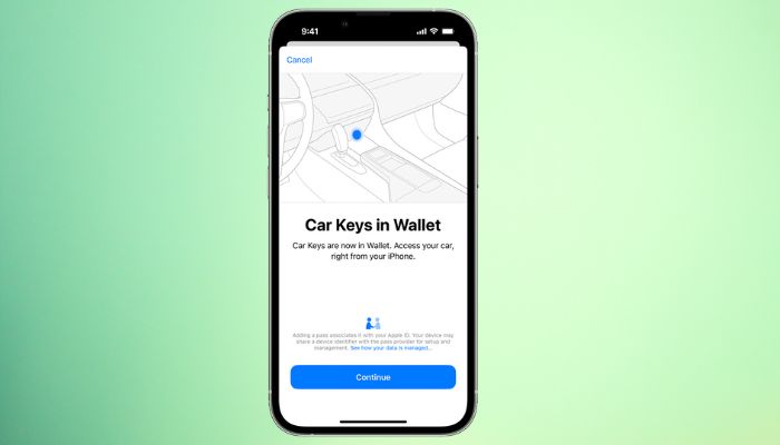 An undated image of Apple Wallets Car Keys feature. — Apple/Canva