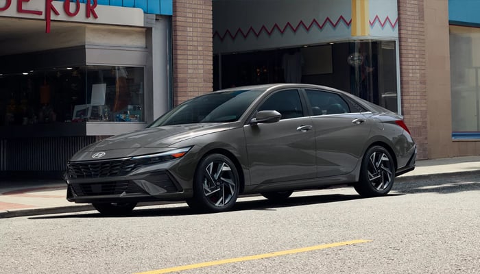 An undated image of Hyundai Elantra Hybrid. — Hyundai