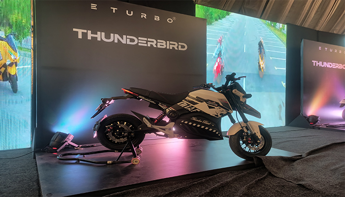 An image of ThunderBird clicked on October 16, 2024 at Pearl Continental in Karachi. — Photo by author