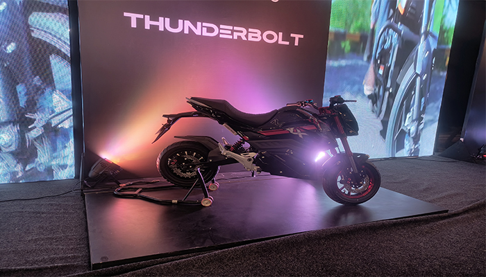 An image of ThunderBolt clicked on October 16, 2024 at Pearl Continental Hotel in Karachi. — Photo by author