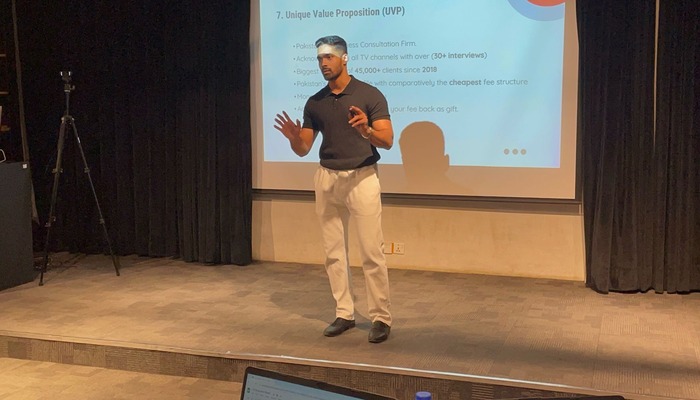 An undated image of Syed Anas Haris representing PAKFIT. —LinkedIn/@syedanasharis